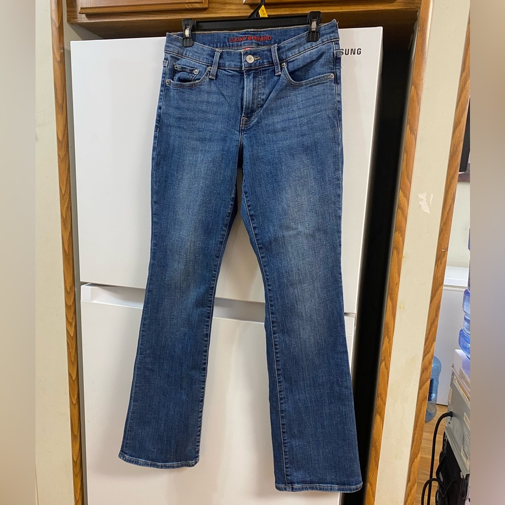Lucky Brand Medium Blue Flare Jeans